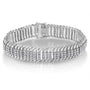 5 Ct. T.W. Round Brilliant-Cut Diamond S Wave Serpentine Tennis Bracelet in 14K White Gold, photo 2