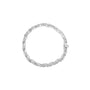 2 Ct. T.W. Diamond Cluster and Spiral Link Bracelet in 14K White Gold, photo 4