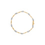 1 Ct. T.W. Diamond Oval-Shaped Cluster Link Bracelet in 10K White and Yellow Gold, photo 4