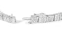 2 Ct. T.W. Round and Baguette-Cut Diamond Bracelet in 10K White Gold, photo 2