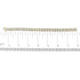 5.50 Ct. T.W. Round and Baguette-Cut Diamond Bracelet in 14K Yellow Gold, photo 7
