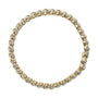 Pulsera de eslabones en S con diamantes de 3 ct. p.t. en oro amarillo de 10K, foto 4