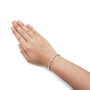 Pulsera de eslabones de canal con diamantes baguette de 2 ct. p.t. en oro de dos tonos de 10K, foto 3