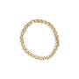 Pulsera de eslabones clásica con diamantes pavé de 4 ct. p.t. en oro amarillo de 10K, foto 4