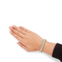 Pulsera de eslabones clásica con diamantes pavé de 4 ct. p.t. en oro amarillo de 10K, foto 3
