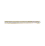 Pulsera de eslabones ovalados con bandas con diamantes de 5 ct. p.t. en oro amarillo de 10K, foto 4