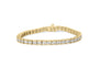 4 Ct. T.W. Channel-Set Round Diamond Tennis Bracelet in 10K Yellow Gold, photo 1