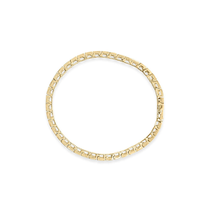 4 Ct. T.W. Channel-Set Round Diamond Tennis Bracelet in 10K Yellow Gold, photo 4