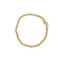 Pulsera de eslabones en espiral con diamantes redondos de 3 ct. p.t. en oro amarillo de 10K, foto 4