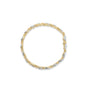 5 Ct. T.W. Round-Cut and Baguette-Cut Diamond Floral Link Bracelet in 10K Yellow Gold, photo 4