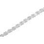 Pulsera de eslabones Xoxo con diamantes talla redonda de 2 ct. p.t. en oro blanco de 10K, foto 4