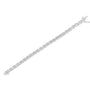 Pulsera de eslabones Xoxo con diamantes talla redonda de 2 ct. p.t. en oro blanco de 10K, foto 5