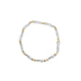 2 Ct. T.W. Diamond X and Wave Link Bracelet in 10K Two-Tone Gold, photo 4