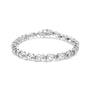 1/6 Ct. T.W. Lab-Grown Birthstone and Round Diamond Tennis Bracelet in Sterling Silver, photo 13