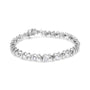 1/6 Ct. T.W. Lab-Grown Birthstone and Round Diamond Tennis Bracelet in Sterling Silver, photo 35