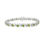 1/6 Ct. T.W. Lab-Grown Birthstone and Round Diamond Tennis Bracelet in Sterling Silver, photo 9