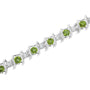 1/6 Ct. T.W. Lab-Grown Birthstone and Round Diamond Tennis Bracelet in Sterling Silver, photo 52