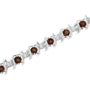 1/6 Ct. T.W. Lab-Grown Birthstone and Round Diamond Tennis Bracelet in Sterling Silver, photo 47