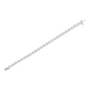Pulsera tenis de eslabones en racimo redondo con diamantes talla brillante de 3 3/4 ct. p.t. en oro blanco de 14K, foto 5