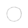 1 1/2 Ct. T.W. Round Brilliant-Cut and Baguette-Cut Diamond Bezel and Tapered Link Tennis Bracelet in 14K White Gold, photo 4