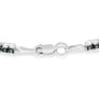 1 Ct. T.W. Rose-Cut Treated Blue Diamond Double-Link Tennis Bracelet in Black Rhodium-Plated Sterling Silver, photo 6