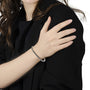 1 Ct. T.W. Rose-Cut Treated Blue Diamond Double-Link Tennis Bracelet in Black Rhodium-Plated Sterling Silver, photo 3