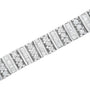 4 7/8 Ct. T.W. Baguette and Round Brilliant-Cut Diamond Channel- and Prong-Set Tennis Bracelet in 14K White Gold, photo 4