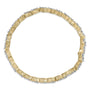 4 Ct. T.W. Diamond Triangle Link Tennis Bracelet in 14K Yellow Gold, photo 4