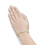 8 1/5 Ct. T.W. Baguette and Princess-Cut Diamond Geometric Twist Link Bracelet in 14K Yellow Gold, photo 3
