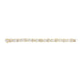 Pulsera tenis de eslabones de lazo y caja con diamantes princesa y baguette de 9 7/8 ct. p.t. en oro amarillo de 14K, color G-H, claridad VS1-VS2, 7 pulg., foto 4
