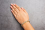 Pulsera de eslabones alternos de lazo y caja con diamantes de 9 ct. p.t. en oro amarillo de 14K, color G-H, claridad VS1-VS2, 7 pulg., foto 3