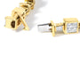 6 3/4 Ct. T.W. Princess and Baguette-Cut Diamond Tennis Bracelet in 14K Yellow Gold, photo 2
