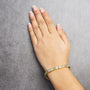 Pulsera de eslabones alternos de caja y onda con diamantes talla baguette de 7 ct. p.t. en oro amarillo de 14K, color G-H, claridad VS1-VS2, 7 pulg., foto 3