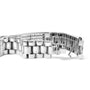 Pulsera tenis para hombre con diamantes princesa invisibles de 12 ct. p.t. en oro blanco de 14K, color G-H, claridad VS1-VS2, 8.5 pulg., foto 2