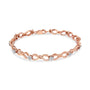 1/2 Ct. T.W. Diamond Infinity Link Tennis Bracelet in 10K Rose Gold-Plated Sterling Silver, photo 2