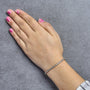 Pulsera tenis de eslabones de corazón Miracle-Set con diamantes de 1 ct. p.t. en plata de ley, foto 7