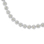Pulsera tenis de eslabones de corazón Miracle-Set con diamantes de 1 ct. p.t. en plata de ley, foto 6