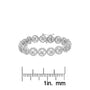 1 Ct. T.W. Diamond Nested Circle Miracle-Set Open Wheel Link Bracelet in Sterling Silver, photo 7