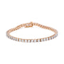 Pulsera tenis de bisel Miracle-Set con diamantes de 1 ct. p.t. en plata de ley, foto 1