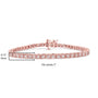 Pulsera tenis de bisel Miracle-Set con diamantes de 1 ct. p.t. en plata de ley, foto 33