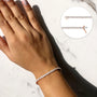 Pulsera tenis de bisel Miracle-Set con diamantes de 1 ct. p.t. en plata de ley, foto 30