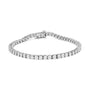 Pulsera tenis de bisel Miracle-Set con diamantes de 1 ct. p.t. en plata de ley, foto 3