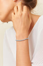 Pulsera tenis de bisel Miracle-Set con diamantes de 1 ct. p.t. en plata de ley, foto 9