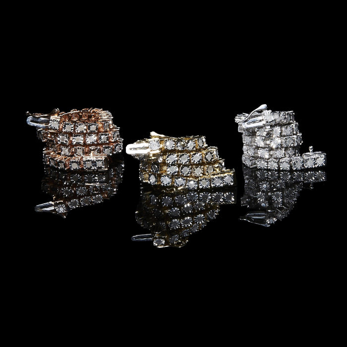 Pulsera tenis de bisel Miracle-Set con diamantes de 1 ct. p.t. en plata de ley, foto 29