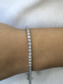 Lab-Grown Diamond Illusion-Set Miracle Plate Tennis Bracelet in Sterling Silver, photo 10