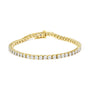 Pulsera tenis de bisel Miracle-Set con diamantes de 1 ct. p.t. en plata de ley, foto 2