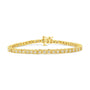 Pulsera tenis de bisel Miracle-Set con diamantes de 1 ct. p.t. en plata de ley, foto 20
