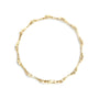 Pulsera de eslabones de estaciones Miracle-Set con diamantes de 1 ct. p.t. en plata de ley bañada en oro amarillo de 10K, foto 4