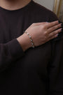 Pulsera de eslabones de estaciones Miracle-Set con diamantes de 1 ct. p.t. en plata de ley bañada en oro amarillo de 10K, foto 3