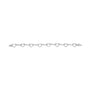 2 Ct. T.W. Diamond Heart Link Bracelet in 10K White Gold, photo 4